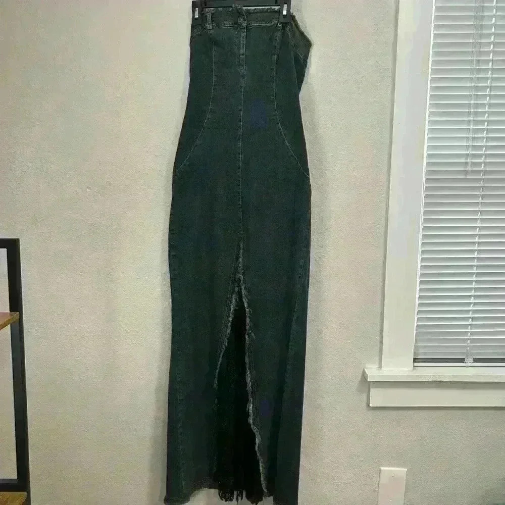 Windsor Denim Rampage Strapless Dress